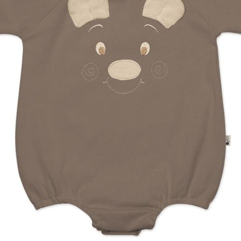 Hi Little One rampers niemowlęcy MIŚ OverSize BOHO Caffe Latte roz S
