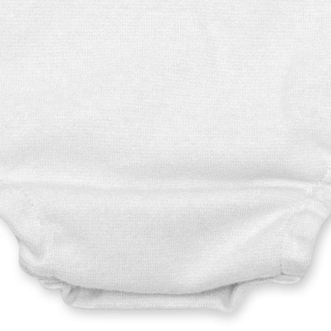Hi Little One rampers niemowlęcy MIŚ OverSize BOHO White roz M Pom Pom