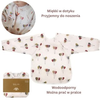 Hi Little One śliniak fartuszek z kieszonką wodoodporny BALOONS muumee