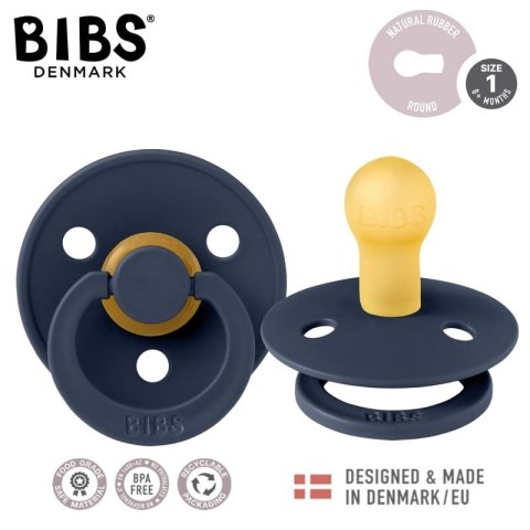 BIBS COLOUR DEEP SPACE S Smoczek Uspokajający kauczuk Hevea