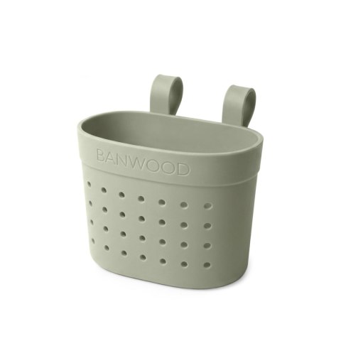 Banwood Hulajnoga ECO z koszykiem Pin & Ride Olive
