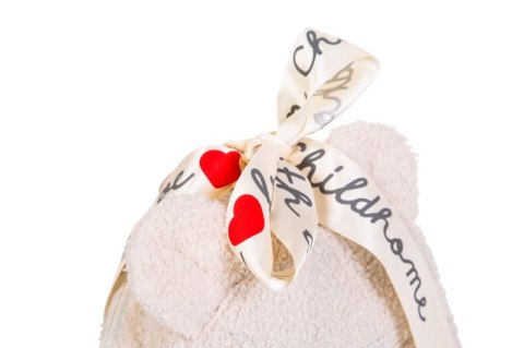 Childhome Plecak dziecięcy My First Bag Teddy Bear White