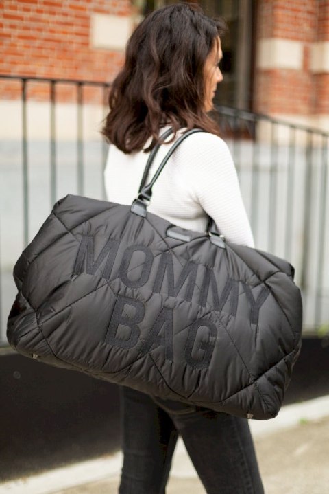 Childhome Torba Mommy Bag Pikowana Czarna