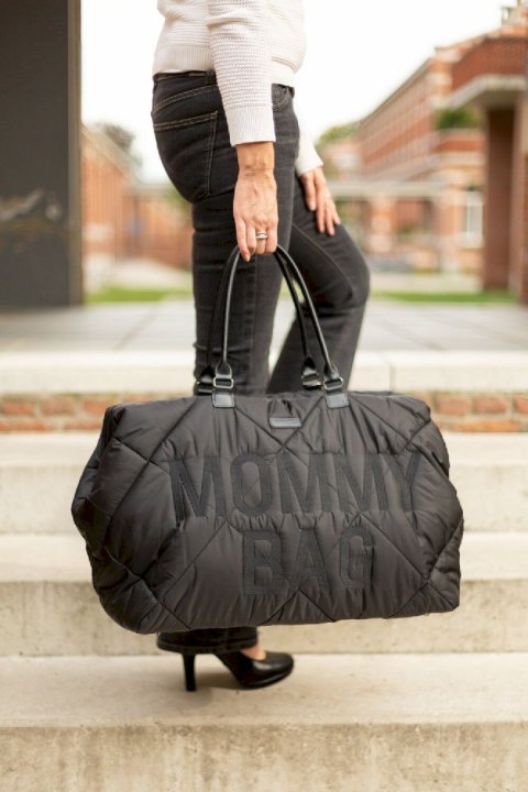 Childhome Torba Mommy Bag Pikowana Czarna