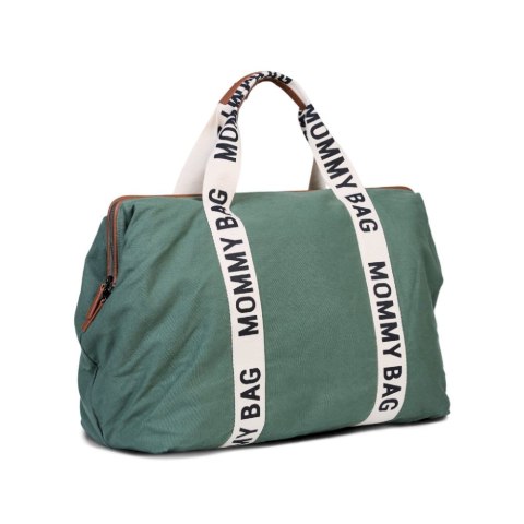 Childhome Torba Mommy Bag Signature Zielona