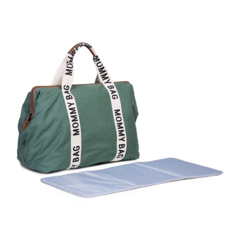 Childhome Torba Mommy Bag Signature Zielona