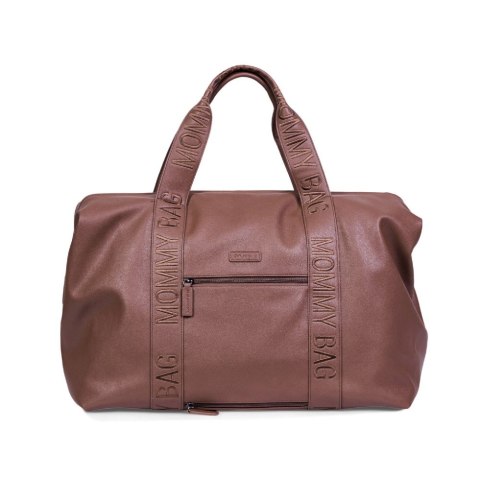 Childhome Torba Mommy Bag Signature Vegan Leather Dark Brown
