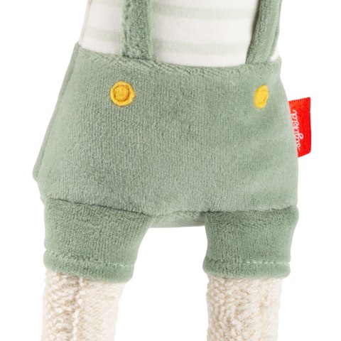Pierwsza przytulanka Króliczek w zielonych spodenkach 34cm dzieci sigikid