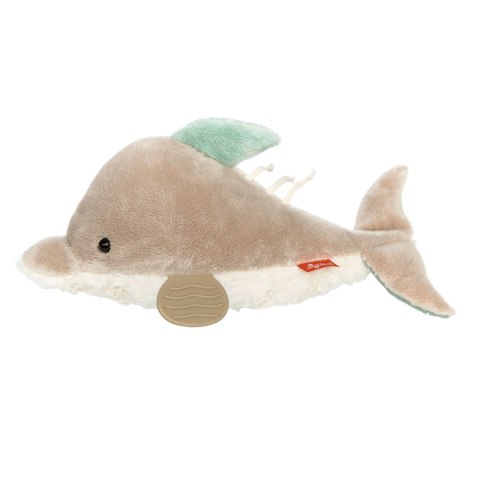 Zabawka rozwojowa Delfin 35cm szeleścik grzechotka gryzaczek dzieci sigikid