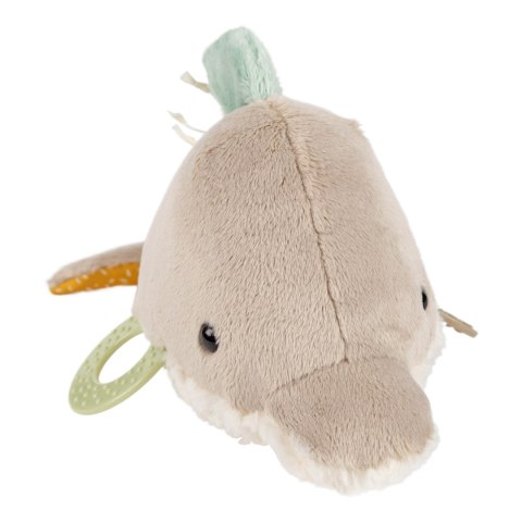 Zabawka rozwojowa Delfin 35cm szeleścik grzechotka gryzaczek dzieci sigikid