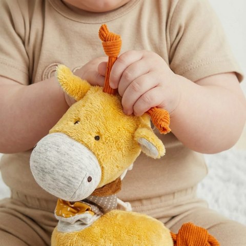 Zabawka rozwojowa Żyrafa 30cm szeleścik grzechotka gryzak dzieci sigikid
