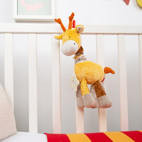 Zabawka rozwojowa Żyrafa 30cm szeleścik grzechotka gryzak dzieci sigikid