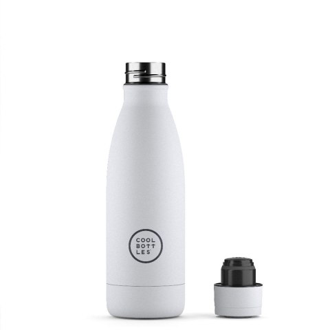 Cool Bottles Butelka termiczna 350 ml Mono White