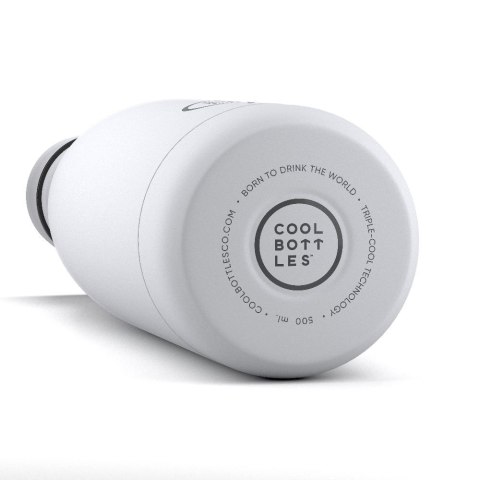 Cool Bottles Butelka termiczna 350 ml Mono White