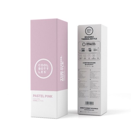 Cool Bottles Butelka termiczna 350 ml Pastel Pink