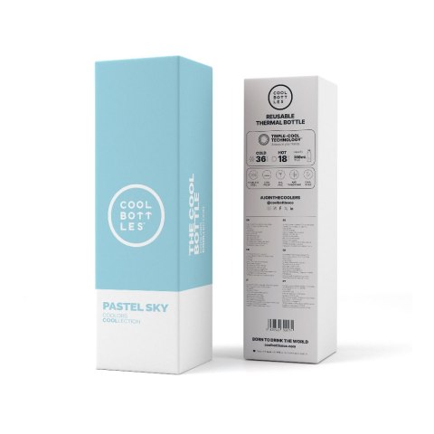 Cool Bottles Butelka termiczna 350 ml Pastel Sky