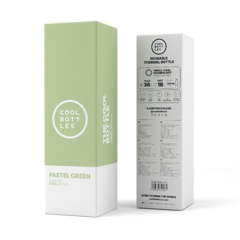 Cool Bottles Butelka termiczna 500 ml Pastel Green