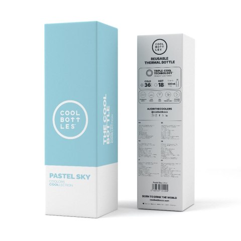Cool Bottles Butelka termiczna 500 ml Pastel Sky