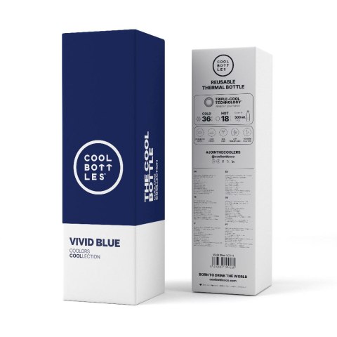 Cool Bottles Butelka termiczna 500 ml Vivid Blue