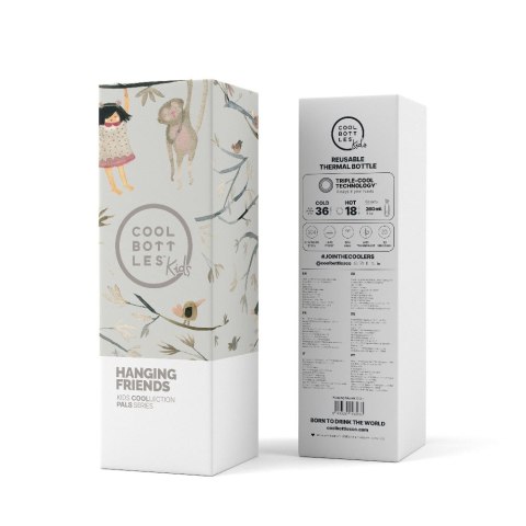 Cool Bottles Butelka termiczna Kids 260 ml Hanging Friends