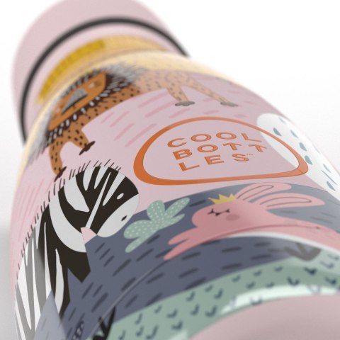 Cool Bottles Butelka termiczna Kids 260 ml Savannah kingdom