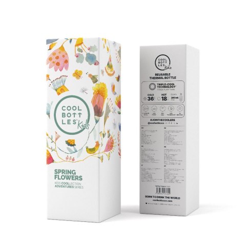 Cool Bottles Butelka termiczna Kids 260 ml Spring flowers