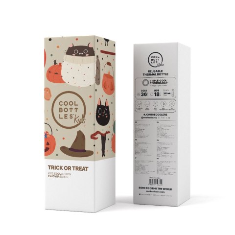 Cool Bottles Butelka termiczna Kids 260 ml Trick or Treat