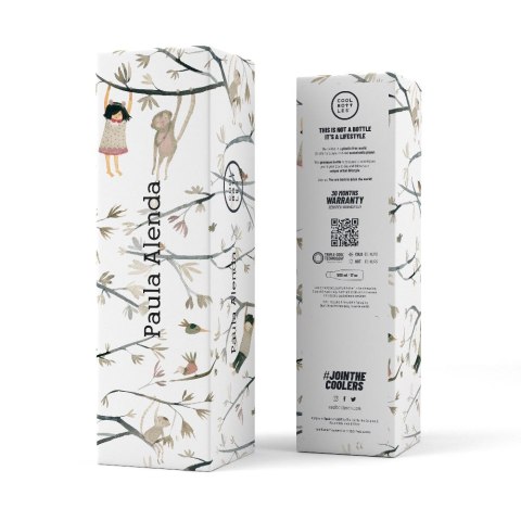 Cool Bottles Butelka termiczna Xclusive! 500 ml Lara Costafreda - Hanging Friends
