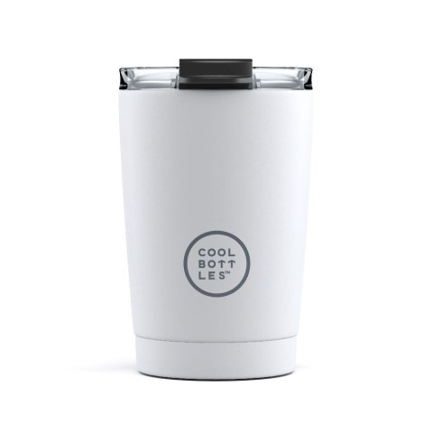 Cool Bottles Kubek termiczny 330 ml Mono White