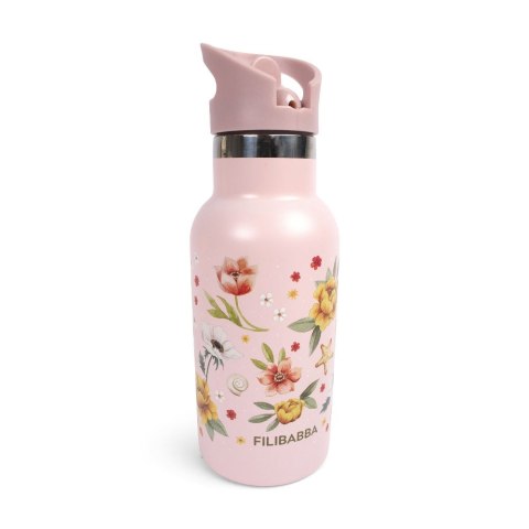 Filibabba Butelka na wodę ze stali nierdzewnej 350 ml Ocean Blossom