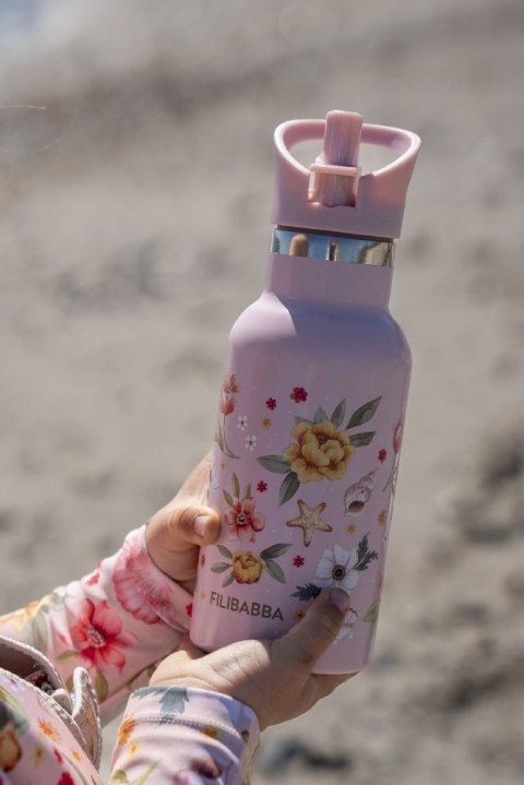 Filibabba Butelka na wodę ze stali nierdzewnej 350 ml Ocean Blossom