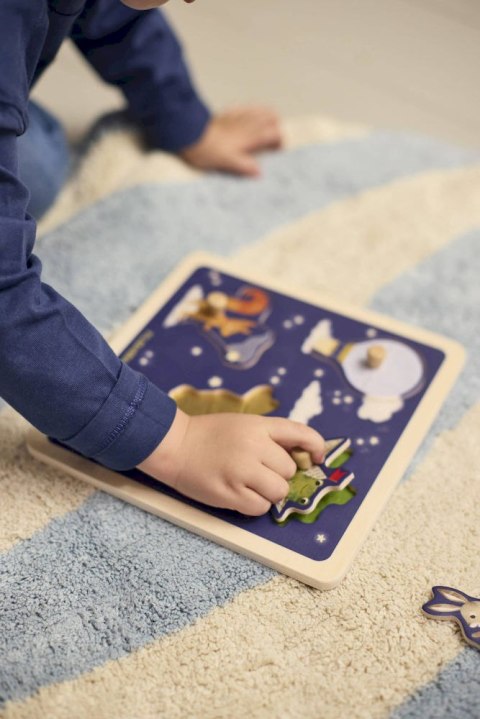 Filibabba Drewniane puzzle sensoryczne Little Adventurers