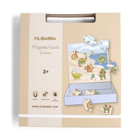 Filibabba Gra magnetyczna Dino Beach puzzle