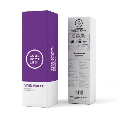 Cool Bottles Butelka termiczna 500 ml Vivid Violet
