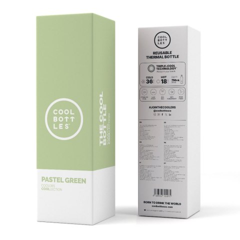 Cool Bottles Butelka termiczna 750 ml Pastel Green