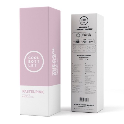 Cool Bottles Butelka termiczna 750 ml Pastel Pink