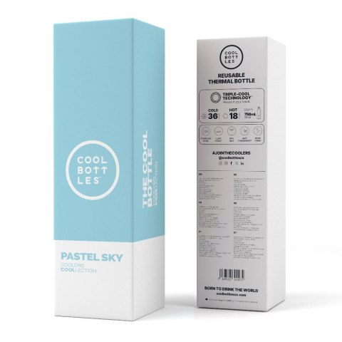Cool Bottles Butelka termiczna 750 ml Pastel Sky