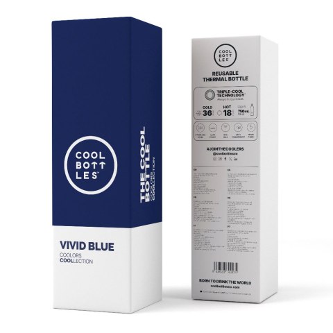 Cool Bottles Butelka termiczna 750 ml Vivid Blue