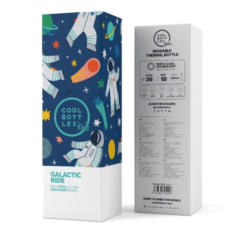 Cool Bottles Butelka termiczna Kids 500 ml Galactic Ride