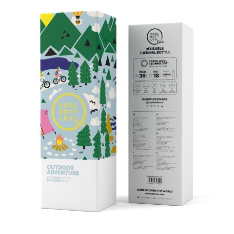 Cool Bottles Butelka termiczna Kids 500 ml Outdoor Adventure