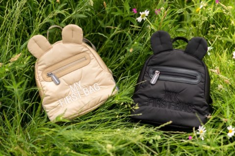 Childhome Plecak dziecięcy My First bag Pikowany Czarny