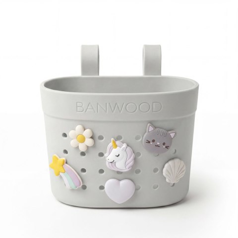 Banwood Koszyk Pin & Ride Ivory