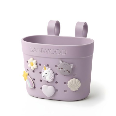 Banwood Koszyk Pin & Ride Lavender