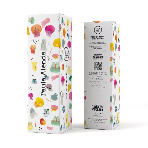 Cool Bottles Butelka termiczna Xclusive! 500 ml Lara Costafreda - Crazy Skulls
