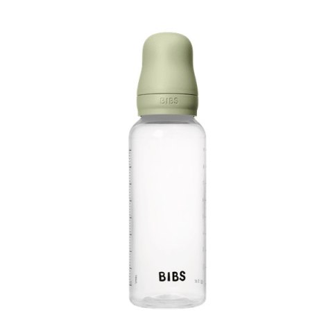 BIBS BUTELKA PLASTIC PP ze smoczkiem antykolkowym z silikonu medycznego poj. 270 ml SAGE