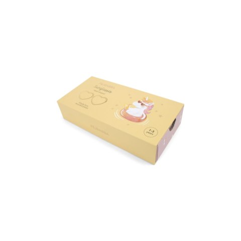 Filibabba Dziecięce okulary przeciwsłoneczne (1-3 l) UV400 Heart - Warm Red