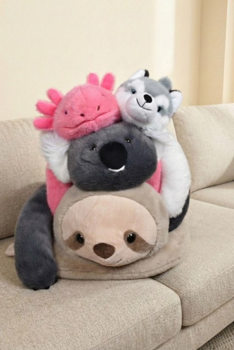 DOUDOU - obciążeniowy pluszowy leniwiec Podcoll Histoire d'Ours, 100 cm, beżowy