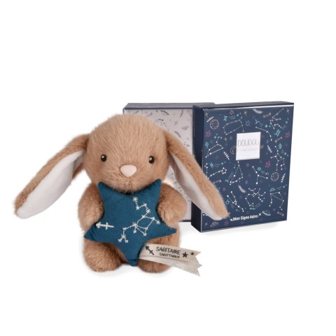 DOUDOU - pluszowy królik ze znakiem zodiaku DOUDOU ASTRO, Doudou et Compagnie, 12 cm, strzelec