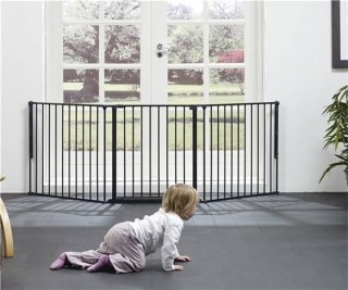 Baby Dan - Bramka ochronna FLEX L, czarny