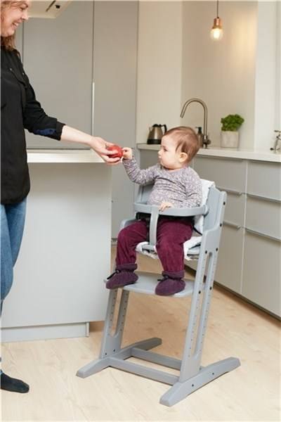 Baby Dan - Krzesełko do karmienia DANCHAIR, szare